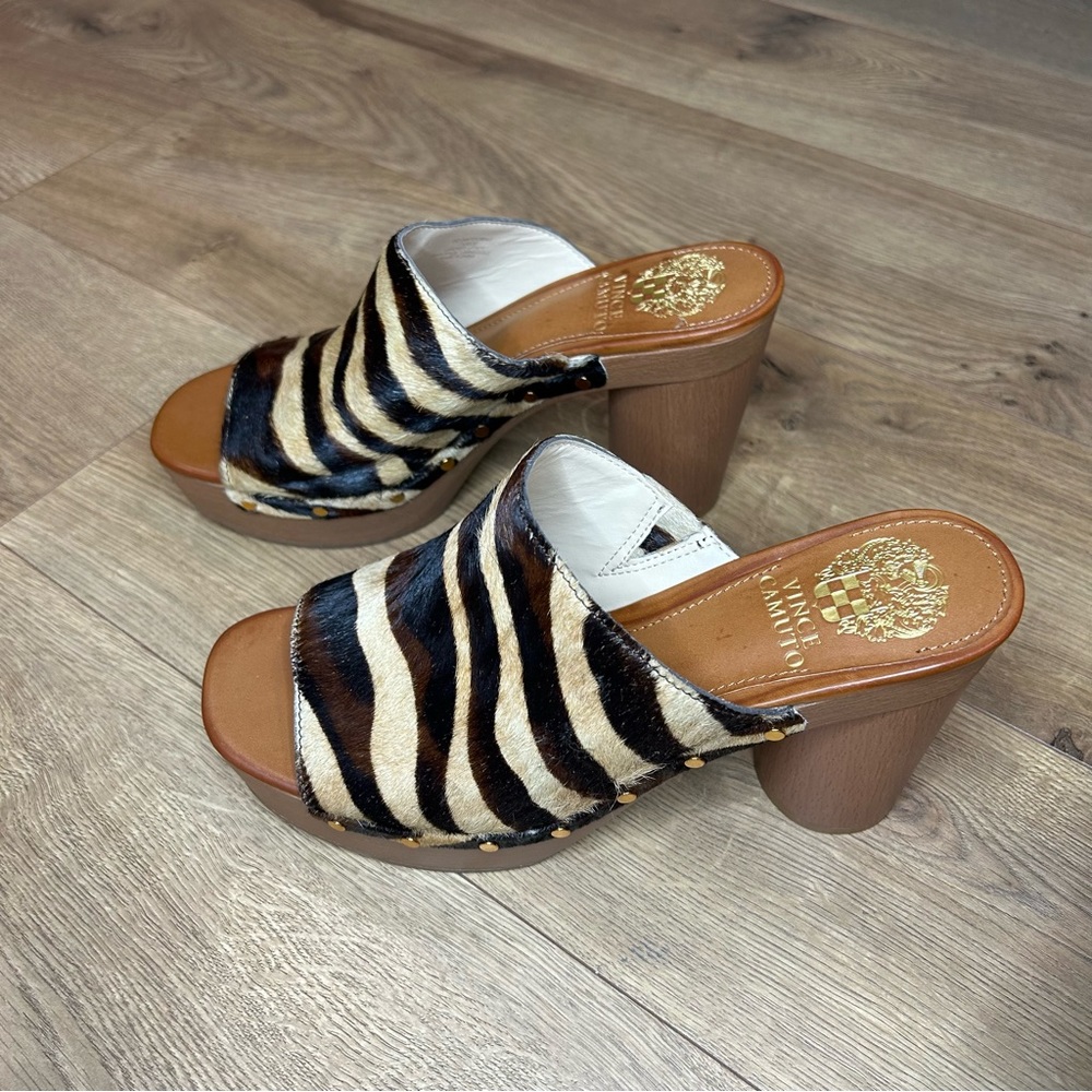NWOB Vince Camuto Haydorn 3 platform slide wedge - Size 7.5 - Picture 12 of 13